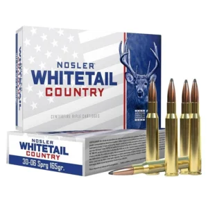 Nosler Whitetail Country Rifle Ammunition .30-06 Sprg 165gr SP 2900 fps 20/ct