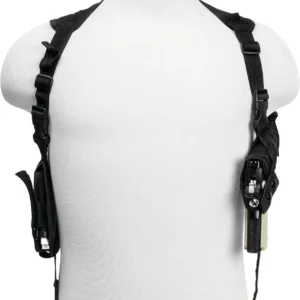 VISM by NcSTAR AMBI HORIZONTAL SHOULDER HOLSTER/DOUBLE MAG HOLDER/BLACK