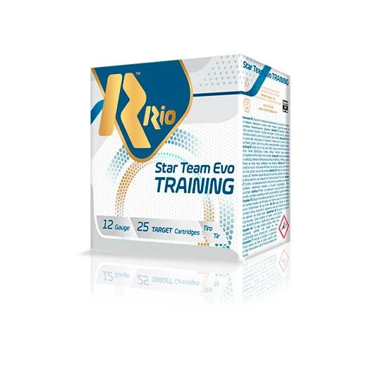 Rio Star Team Evo Target 24 Gram Shotshells 12ga 2-3/4" 7/8oz 1340 fps #7.5 Shot 25/ct