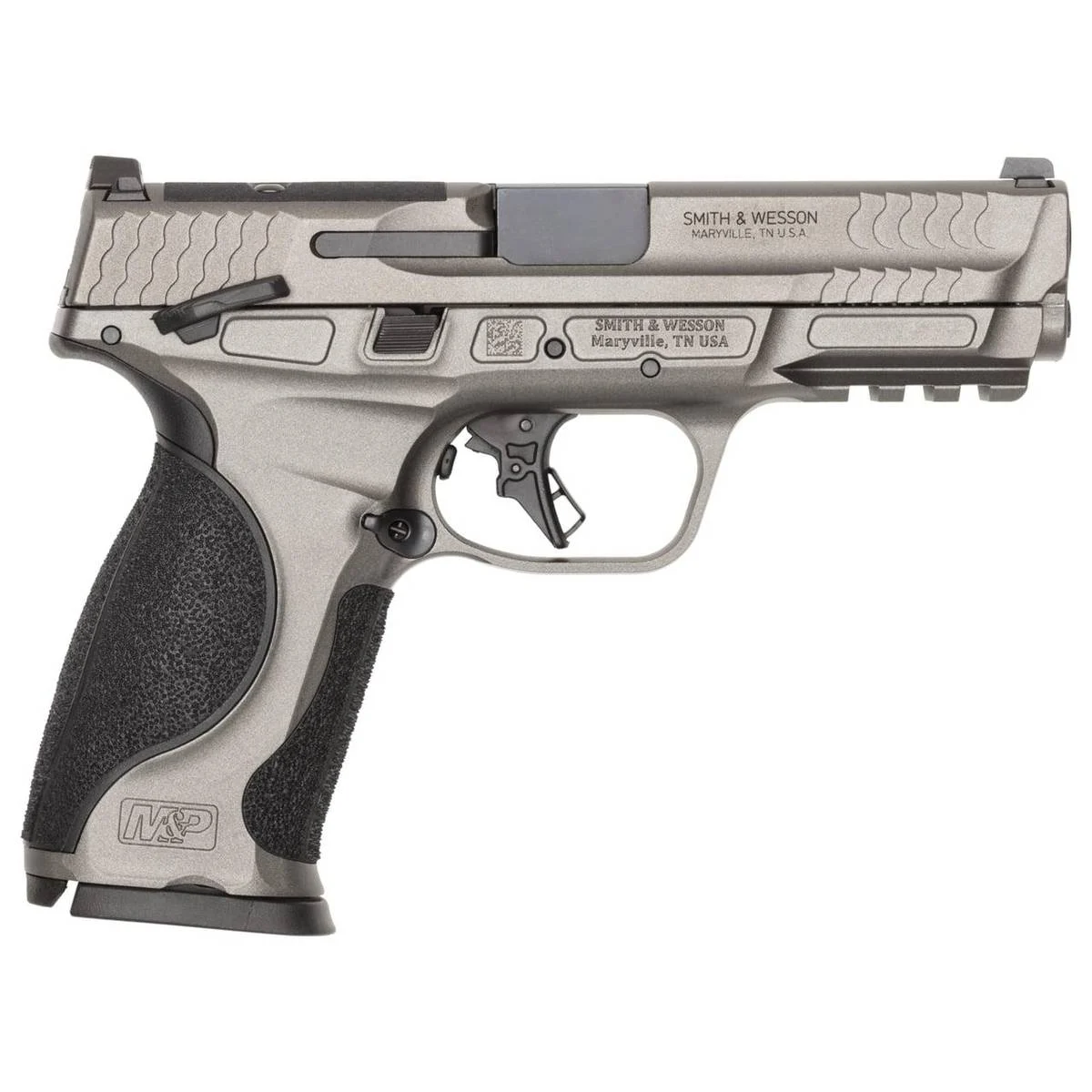 S&W M&P9 M2.0 Metal Optic Ready Handgun 9mm Luger 10rd Magazines(2) 4.25" Barrel Thumb Safety Load Indicator CA Compliant