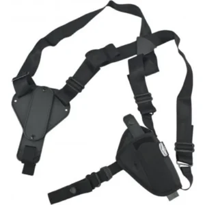 Uncle Mike's Plain Black Nylon Shoulder Holster 8700 AM#0