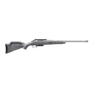Ruger American Rifle Gen II 243 Win 3rd Magazine 20" Fluted Threaded Barrel Gray Splatter Stock