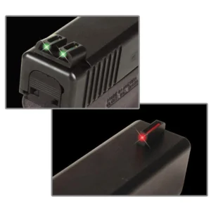 Truglo Fiber-Optic Fixed Sights Fit Kimber 1911 models Front Red/Rear Green