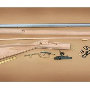 Traditions Black Powder Kentucky Rifle Build-It-Yourself Kit Select Raw Hardwood .50 Cal 33.5" White Barrel