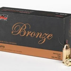 PMC BRONZE 45 AUTO 230GR FMJ 50RD BX CASE 1000RD CASE