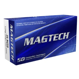 MAGTECH 25 AUTO 50GR FMJ 50RD BOX 20 BOXES PER CASE