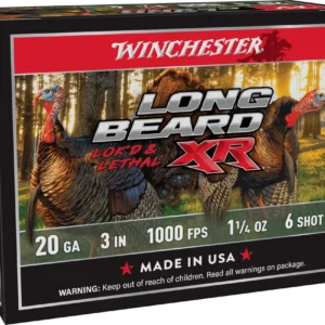 WINCHESTER LONG BEARD XR 20G 3" #6 1.25OZ 10RD BX 100RD CS