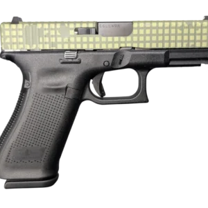 GLOCK 45 V DNC 9MM PISTOL 4" BLACK-BLK/GRN SLIDE FXD 3-17RD MAGS
