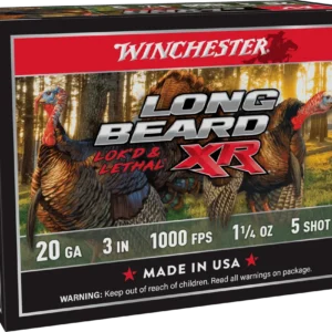 WINCHESTER LONG BEARD XR 20G 3" #5 1.25OZ 10RD 100RD CS