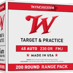 WINCHESTER USA VALUE PACK 45ACP 23GR 200RD BOX