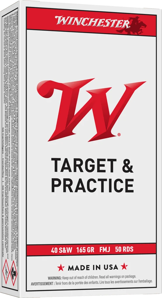 WINCHESTER USA 40SW 165GR FMJ