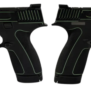 SMITH & WESSON M&P 9 SHIELD X NTS BLACK/LIME GREEN PISTOL 3.6" N.S. 1-13RD, 1-15RD MAG