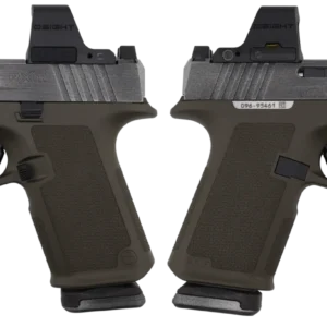 RUGER RXM 9MM PISTOL 4" PORTED BBL ODG/CRUSHED SILVER MAGPUL EHG, O.R. 2-15RD MAGS