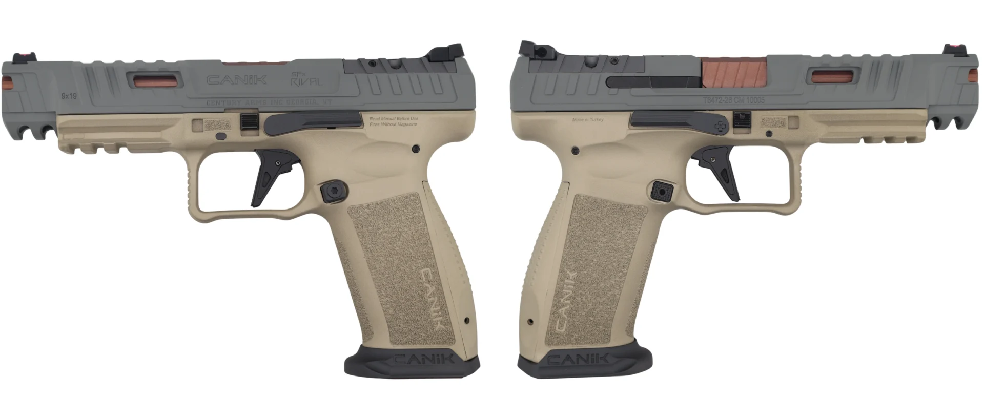 CANIK 9MM SFX RIVAL SUGA CUB 5" BRL 2-18RD MAGS