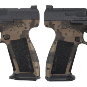 CANIK METE SFT ONE SERIES 9MM CHOCOLATE CHIP CAMO PSTL 4.46 BRL 1-18RD MAG