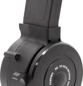 IVER JOHNSON MAGAZINE AR15 - 223 50RD DRUM BLACK POLYMER