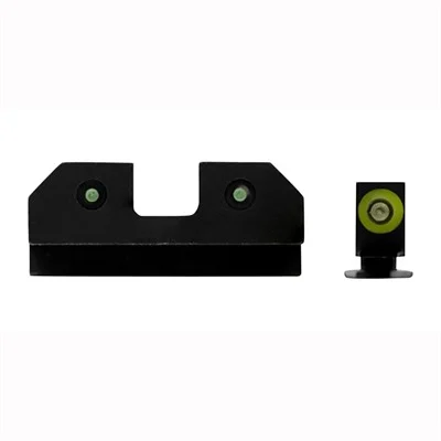R3D NIGHT SIGHTS FOR GLOCK 17/19/22/24/26/27/31/36/38 GREEN