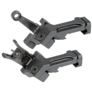 AR-15 COMBAT RIFLE OFFSET SIGHT SET BLACK
