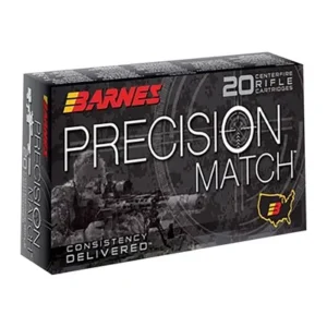 PRECISION MATCH 300 AAC BLACKOUT 125GR OTM FLAT BASE 20/BOX