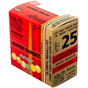 MIRAGE SUPER TARGET T1 12GA 2-3/4'' 1OZ #9 SHOT 250/CASE