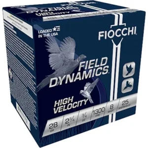 UPLAND GAME 28 GAUGE 2-3/4'' 3/4OZ #8 SHOT 25/BOX