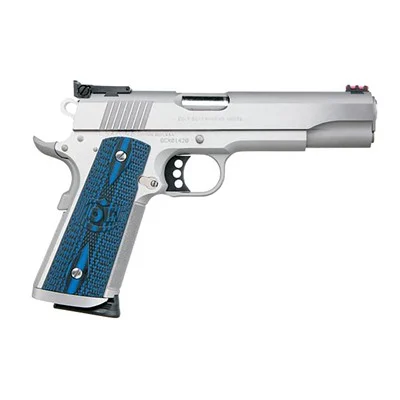 GOLD CUP TROPHY 38 SUPER 5'' BBL (1)10RD MAG STAINLESS/BLUE