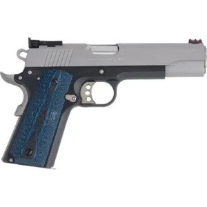 GOLD CUP LITE 45 ACP 5â BBL (1)8RD MAG TWO-TONE/BLUE