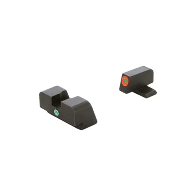 I-DOT SIGHT SET ORANGE OUTLINE FOR FN HIGH POWER BLACK