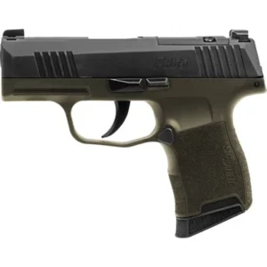 P365 MICRO-COMPACT 9MM LUGER 3.1'' BBL (2)10RD MAG BLACK/ODG