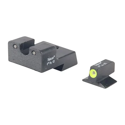 1911 NOVAK CUT HD NIGHT SIGHT SET YELLOW FRONT OUTLINE