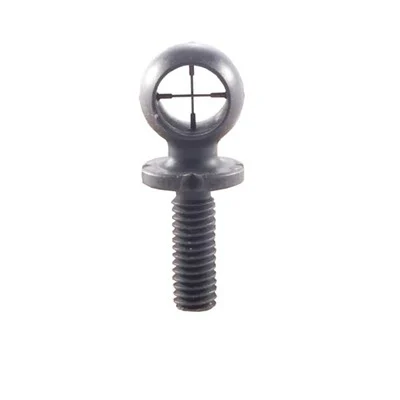 CROSSHAIRS DUPLEX HOODED FRONT SIGHT BRASS BLACK