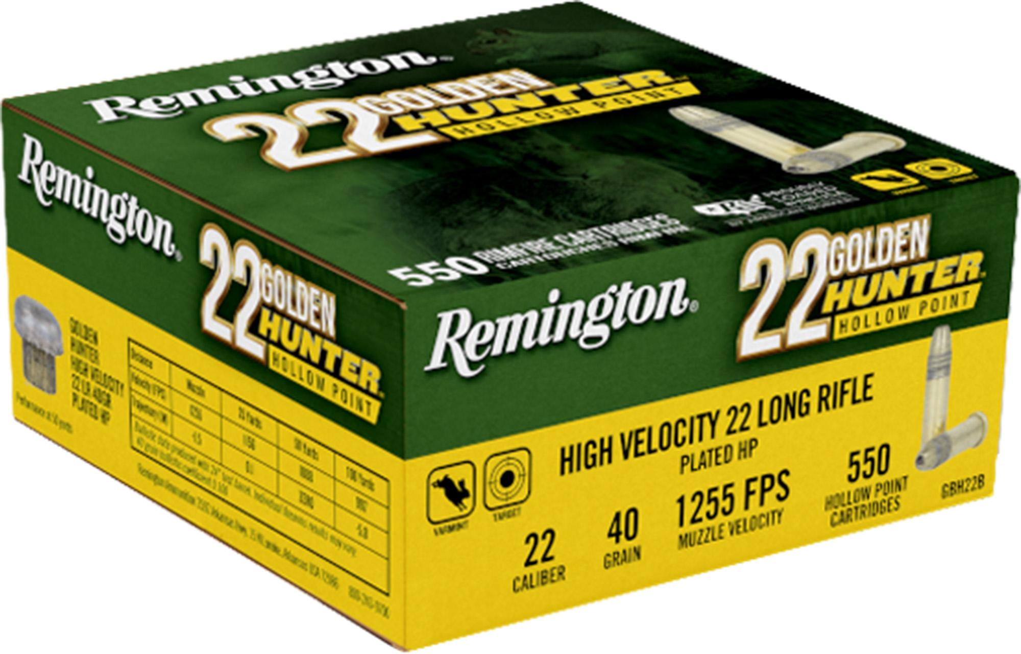 REM 22LR 40GR GOLDHUNT HP 550R