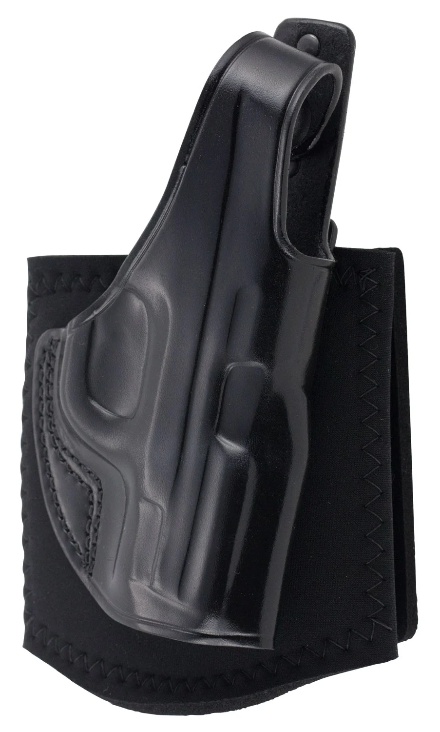 Galco AG652B Ankle Glove Size Fits Ankles up to 13" Black Leather Hook & Loop Fits S&W M&P Shield Fits S&W M&P Shield Plus Fits S&W M&P Shield 2.0 Right Hand