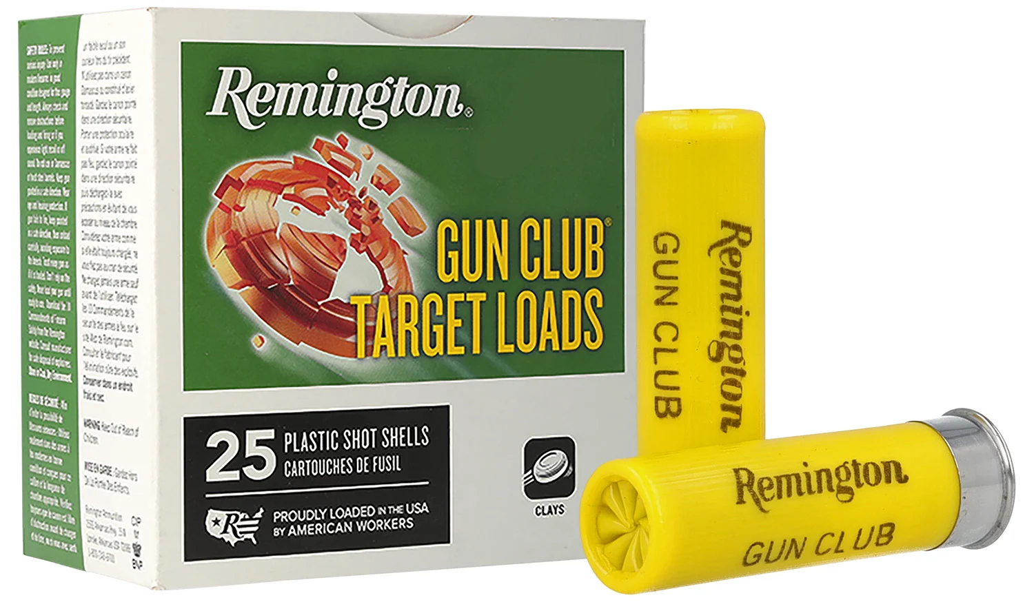 Remington Ammunition 20239 Gun Club 20Gauge 2.75" 7/8oz 7.5Shot 25 Per Box/10 Case