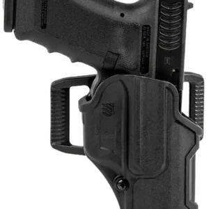 Blackhawk 410261BKR T-Series L2C Light Bearing OWB Black Polymer Belt Slide Fits Sig P320/M17/M18 Right Hand