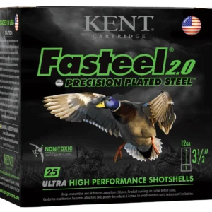 Kent Cartridge K1235FS403 Fasteel 2.0 12 Gauge 3.50" 1 3/8 oz 3 Shot 25 Per Box/ 10 Case