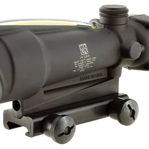 Trijicon 100143 ACOG  Matte Black 3.5x 35mm Illuminated Amber Chevron .308/7.62 BDC Reticle