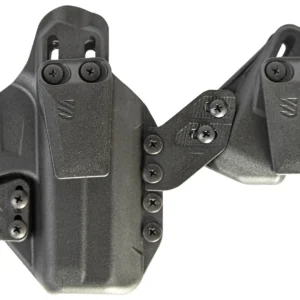 Blackhawk 416168BK Stache  IWB Size 68 Black Polymer Belt Clip Compatible w/Glock 43/ 43x/Springfield Hellcat Ambidextrous