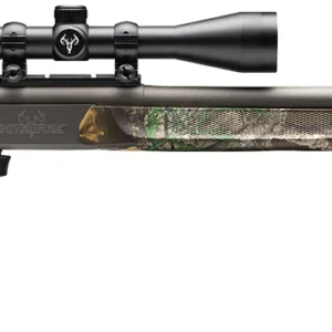 Traditions CR5841104421 NitroFire w/Scope 50 Cal 209 Primer 26" Gray Cerakote Fluted & Tapered Barrel, Drilled & Tapped Receiver, Realtree Edge Fixed Synthetic Stock, 3-9x40mm Duplex