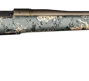 Christensen Arms 8010107300 Mesa FFT 6.5 Creedmoor 4+1 20" Threaded Barrel, Burnt Bronze Cerakote, Green with Black/Tan Webbing Stock