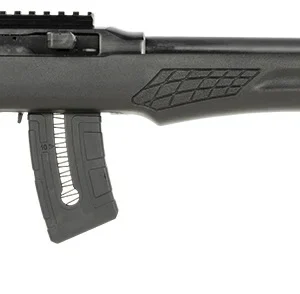 Rossi RS22W2111-TH RS22  Semi-Auto 22 WMR 10+1 21" Threaded Barrel, Black, Fixed Synthetic Stock