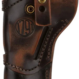 1791 Gunleather SARVH55VTGA Single Action 5.5 Open Carry Vintage Leather Belt Ambidextrous