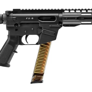 FREEDOM ORDNANCE FX9P10SBM FX-9  9mm Luger 32+1 10", Black, M-LOK Handguard, SB Mini Brace, A2 Grip, 3" Faux Suppressor