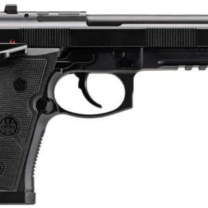 Beretta USA J92XFMSDA15 92GTS  9mm Luger 15+1 4.70" Black Inox Steel Barrel, Black Cerakote Optic Ready/Serrated Steel Slide + Aluminum Frame w/Beavertail & Picatinny Rail, Ambidextrous