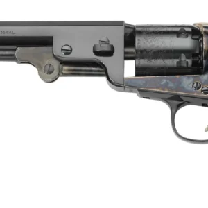 Pietta PF51CHS36712 1851 Navy London 36 Cal 6rd 7.50" Blued Octagon Barrel, Blued Cylinder, Color Case Hardened Steel Frame, Walnut Grip, Exposed Hammer