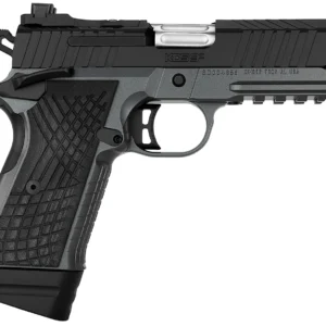Kimber Mfg.,inc 3100015 KDS9C  9mm 15+1 4.09" KimPro Gray/Black Front and Rear Serrations Stainless Steel Black Crosshatch cut G-10 Grip