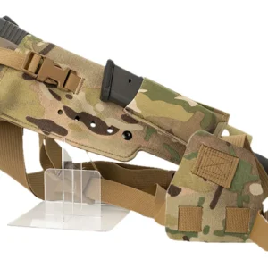 Cole-tac VWX108 Varmint Wrangler XL Pistol Holder Chest Multi-Cam Left Hand