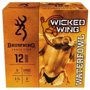 Browning Ammo B193421232 Wicked Wing  12Gauge 3" 1 1/4oz 2Shot 25 Per Box/10 Case