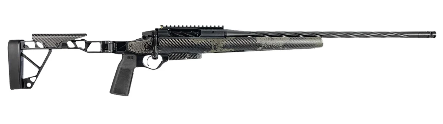 Seekins Precision 11340051F Havak Slam 22 Creedmoor 20" Black Cerakote Threaded Barrel, Black Armorer Anodized Aluminum Receiver w/20 MOA Rail w/Bubble Level, Mountain Shadow Camo Aluminum Seekins Sla