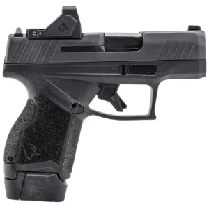 Taurus 1-GX4MP931-10RD GX4 w/Optic Micro-Compact 9mm Luger 10+1 3.06" Satin Black DLC Barrel, Black Gas Nitride Alloy Steel Serrated w/Optic Slide, Black Stainless Steel Frame, Textured Grip, Viridian